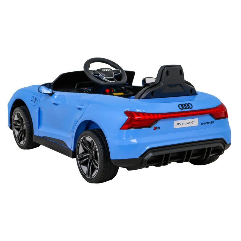 Audi RS E-Tron GT na akumulator Niebieski + Pilot + Napęd 4x4 + Radio MP3 + LED + EVA