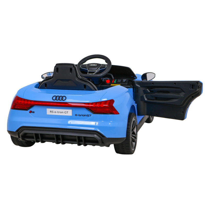 Audi RS E-Tron GT na akumulator Niebieski + Pilot + Napęd 4x4 + Radio MP3 + LED + EVA