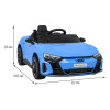 Audi RS E-Tron GT na akumulator Niebieski + Pilot + Napęd 4x4 + Radio MP3 + LED + EVA Audi RS E-Tron GT na akumulator Niebieski + Pilot + Napęd 4x4 + Radio MP3 + LED + EVA