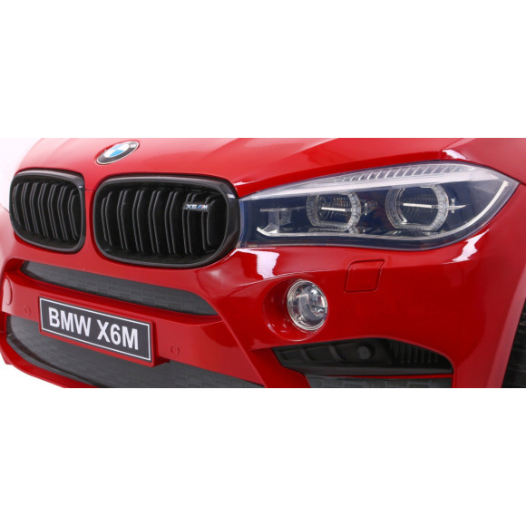 BMW X6M XXL dla 2 dzieci Lakier Czerwony + Pilot + Ekoskóra + Pasy + Wolny Start + MP3 + LED BMW X6M XXL dla 2 dzieci Lakier Czerwony + Pilot + Ekoskóra + Pasy + Wolny Start + MP3 + LED