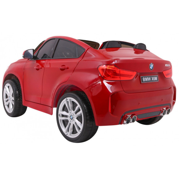 BMW X6M XXL dla 2 dzieci Lakier Czerwony + Pilot + Ekoskóra + Pasy + Wolny Start + MP3 + LED BMW X6M XXL dla 2 dzieci Lakier Czerwony + Pilot + Ekoskóra + Pasy + Wolny Start + MP3 + LED