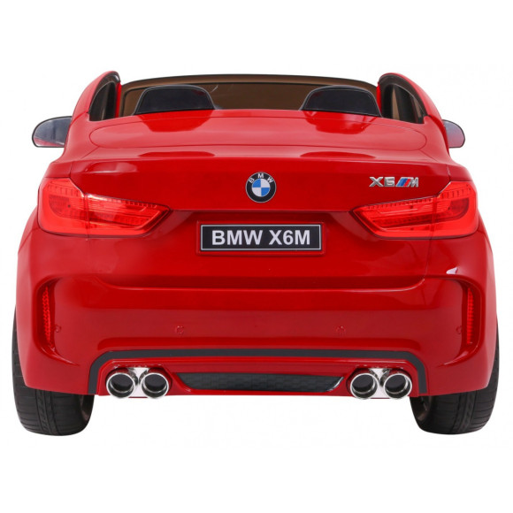 BMW X6M XXL dla 2 dzieci Lakier Czerwony + Pilot + Ekoskóra + Pasy + Wolny Start + MP3 + LED BMW X6M XXL dla 2 dzieci Lakier Czerwony + Pilot + Ekoskóra + Pasy + Wolny Start + MP3 + LED