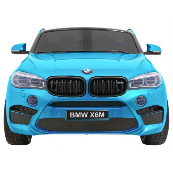 BMW X6M XXL dla 2 dzieci Lakier Niebieski + Pilot + Ekoskóra + Pasy + Wolny Start + MP3 + LED BMW X6M XXL dla 2 dzieci Lakier Niebieski + Pilot + Ekoskóra + Pasy + Wolny Start + MP3 + LED