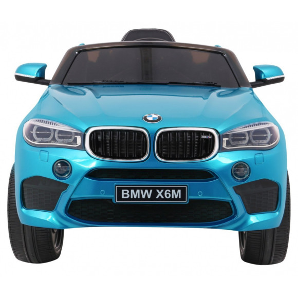 BMW X6M Elektryczne Autko dla dzieci Lakier Niebieski + Pilot + EVA + Wolny Start + Audio + LED BMW X6M Elektryczne Autko dla dzieci Lakier Niebieski + Pilot + EVA + Wolny Start + Audio + LED