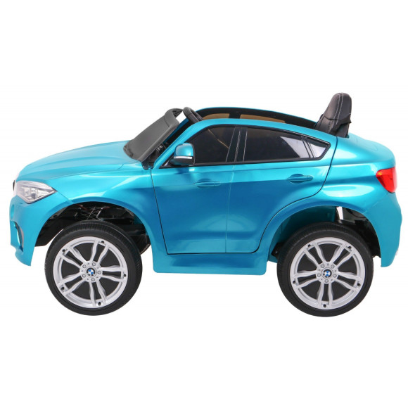 BMW X6M Elektryczne Autko dla dzieci Lakier Niebieski + Pilot + EVA + Wolny Start + Audio + LED BMW X6M Elektryczne Autko dla dzieci Lakier Niebieski + Pilot + EVA + Wolny Start + Audio + LED