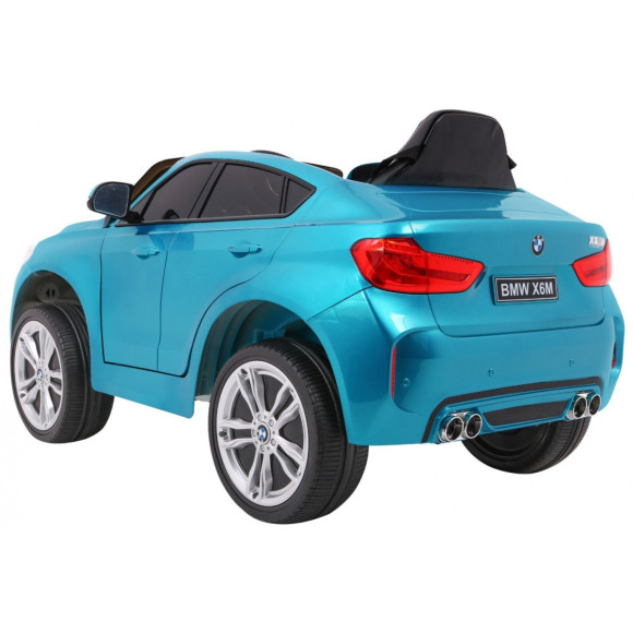 BMW X6M Elektryczne Autko dla dzieci Lakier Niebieski + Pilot + EVA + Wolny Start + Audio + LED BMW X6M Elektryczne Autko dla dzieci Lakier Niebieski + Pilot + EVA + Wolny Start + Audio + LED