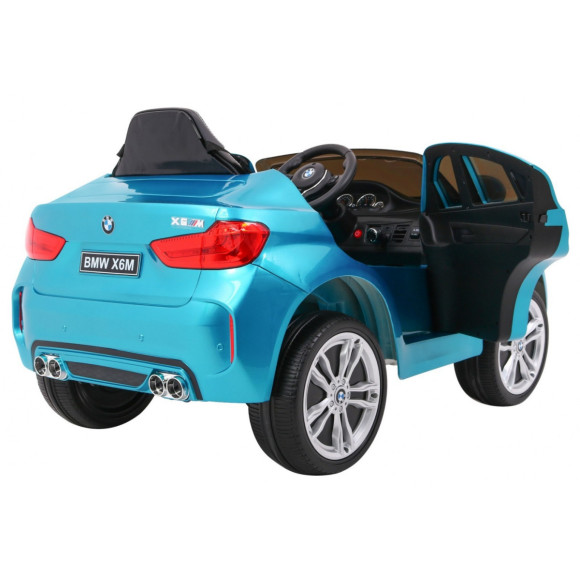BMW X6M Elektryczne Autko dla dzieci Lakier Niebieski + Pilot + EVA + Wolny Start + Audio + LED BMW X6M Elektryczne Autko dla dzieci Lakier Niebieski + Pilot + EVA + Wolny Start + Audio + LED
