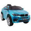 BMW X6M Elektryczne Autko dla dzieci Lakier Niebieski + Pilot + EVA + Wolny Start + Audio + LED BMW X6M Elektryczne Autko dla dzieci Lakier Niebieski + Pilot + EVA + Wolny Start + Audio + LED