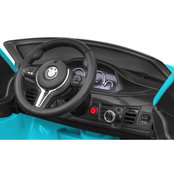 BMW X6M Elektryczne Autko dla dzieci Lakier Niebieski + Pilot + EVA + Wolny Start + Audio + LED BMW X6M Elektryczne Autko dla dzieci Lakier Niebieski + Pilot + EVA + Wolny Start + Audio + LED