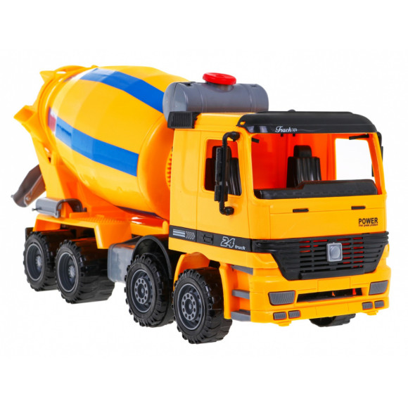 Betoniarka dla dzieci 3+ Realistyczny model 1:10 + Ruchome elementy + Obrotowa gruszka Betoniarka dla dzieci 3+ Realistyczny model 1:10 + Ruchome elementy + Obrotowa gruszka