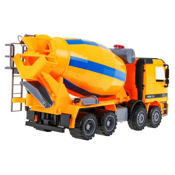 Betoniarka dla dzieci 3+ Realistyczny model 1:10 + Ruchome elementy + Obrotowa gruszka Betoniarka dla dzieci 3+ Realistyczny model 1:10 + Ruchome elementy + Obrotowa gruszka