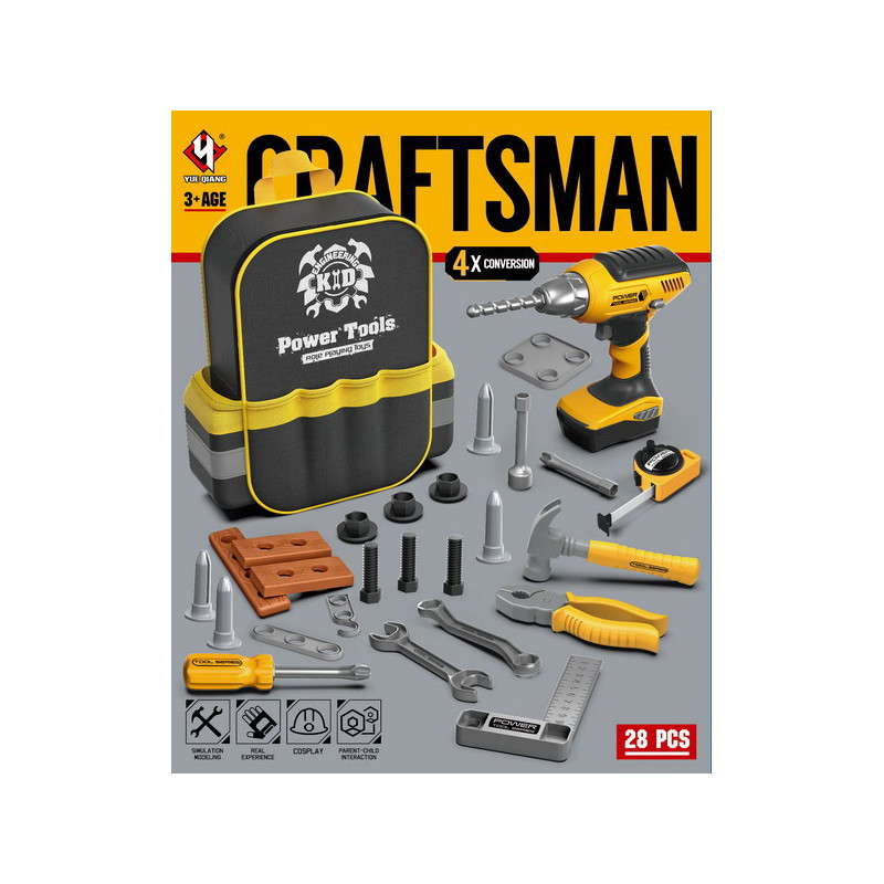 Zestaw Narzędzi z Plecakiem + Akcesoria