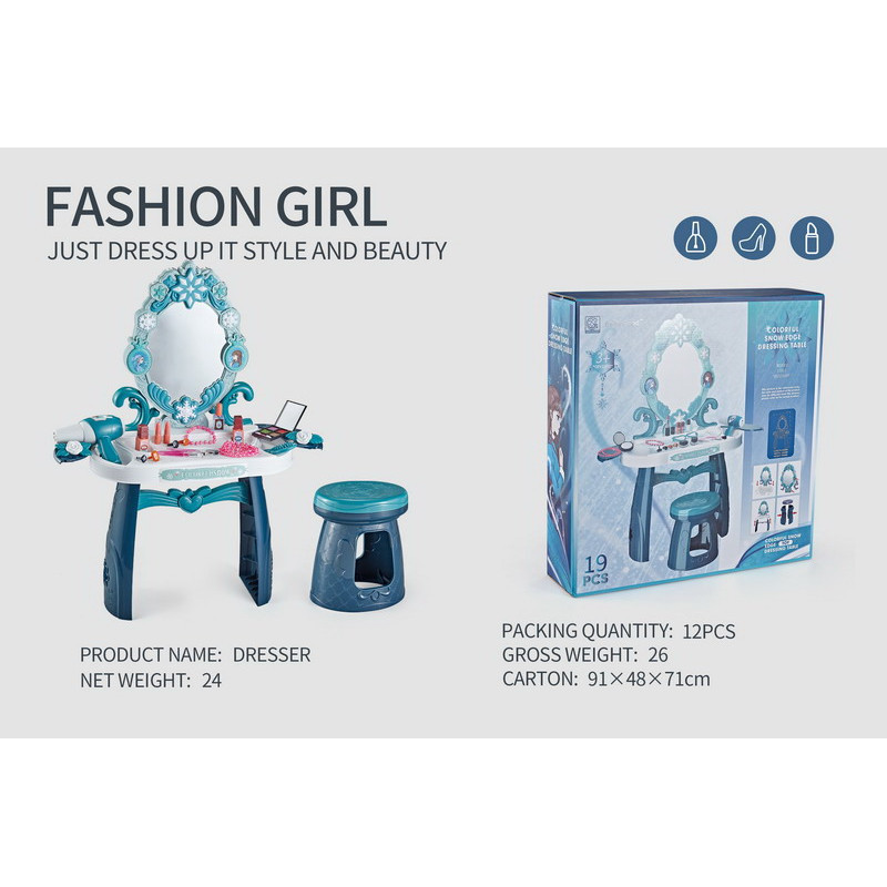 Lodowa Toaletka Dla Księżniczki + Akcesoria