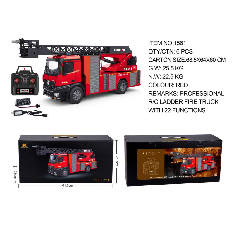 MEGA Pojazd Straż Pożarna R/C