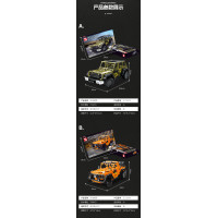 Zestaw Klocków Auto Terenowe Czerwone R/C 737el.