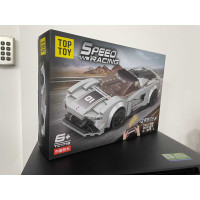 Zestaw Klocków Auto Sportowe Szare R/C
