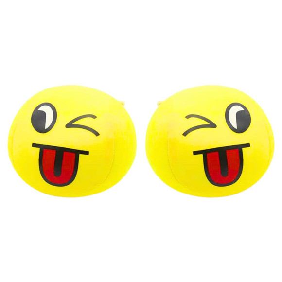 Miękka Piłeczka Piłka Buźka Emoji Żółta 9cm Miękka Piłeczka Piłka Buźka Emoji Żółta 9cm