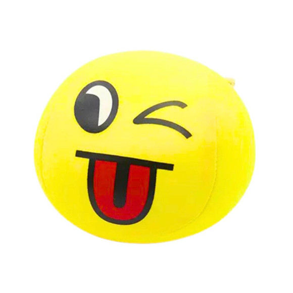 Miękka Piłeczka Piłka Buźka Emoji Żółta 9cm Miękka Piłeczka Piłka Buźka Emoji Żółta 9cm