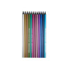 Kredki Metaliczne Ołówkowe Okrągłe Miękkie Metalic Zestaw 12 ele.