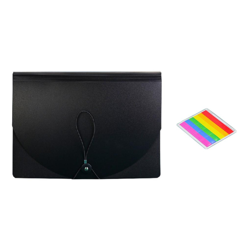 Organizer Teczka Z Przegródkami Kolorowa Zakładki Dokumenty A4