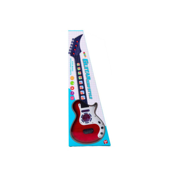 Gitara Elektryczna Dla Dzieci Światła Melodie Czerwona Gitara Elektryczna Dla Dzieci Światła Melodie Czerwona