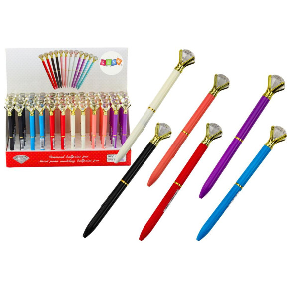 Długopis Z Diamentem Niebieski Wkład 0.7mm Mix Długopis Z Diamentem Niebieski Wkład 0.7mm Mix