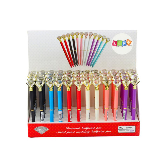 Długopis Z Diamentem Niebieski Wkład 0.7mm Mix Długopis Z Diamentem Niebieski Wkład 0.7mm Mix