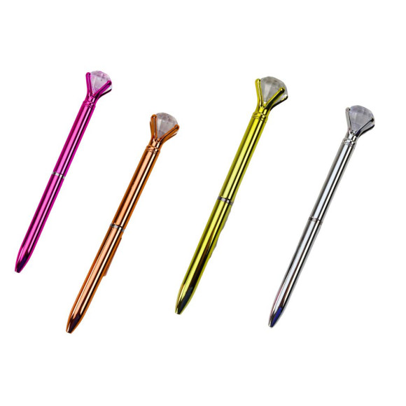 Długopis Z Diamentem W Połysku Niebieski Wkład 0.7mm Mix Długopis Z Diamentem W Połysku Niebieski Wkład 0.7mm Mix
