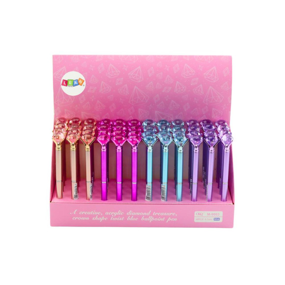 Długopis Z Diamentem W Macie Niebieski Wkład 0.7mm Mix Długopis Z Diamentem W Macie Niebieski Wkład 0.7mm Mix