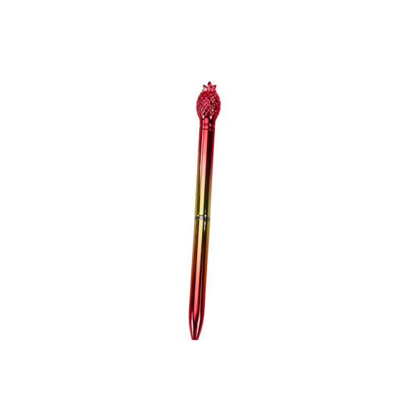 Długopis Z Ananasem W Połysku Złoto Kolorowy Niebieski Wkład 0.7mm Mix Długopis Z Ananasem W Połysku Złoto Kolorowy Niebieski Wkład 0.7mm Mix