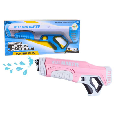 Pistolet Na Wodę Automatyczny Różowy 350 Ml