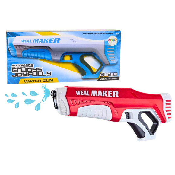 Pistolet Na Wodę Automatyczny Czerwony 350 Ml Pistolet Na Wodę Automatyczny Czerwony 350 Ml