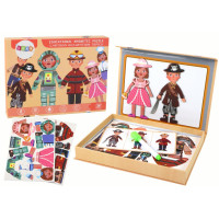 Zestaw Puzzli Magnetycznych Motyw Postaci Kreskówkowych