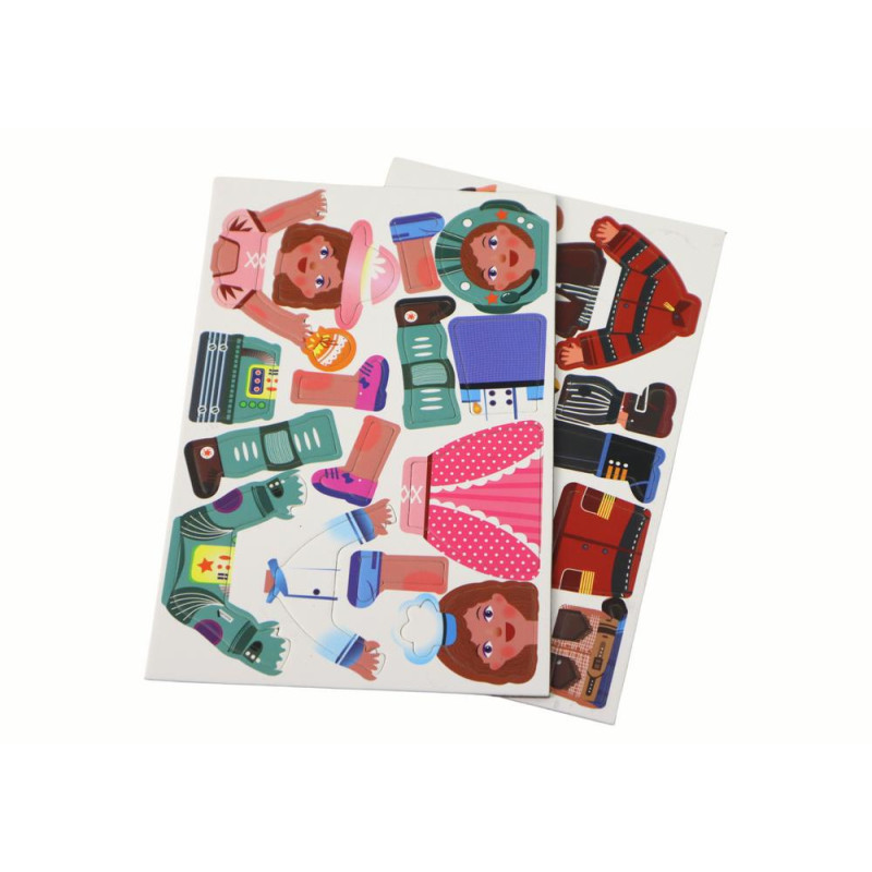 Zestaw Puzzli Magnetycznych Motyw Postaci Kreskówkowych