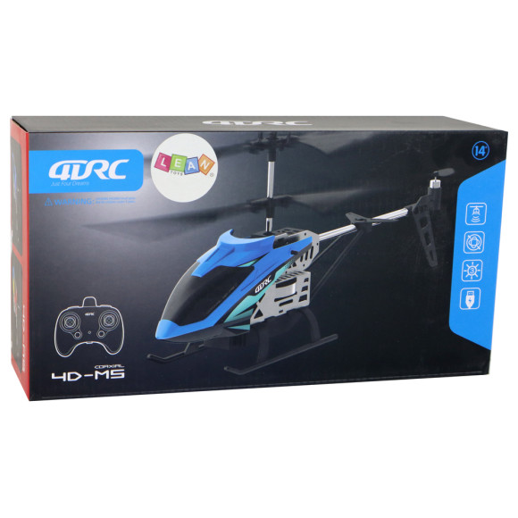 Aluminiowy Helikopter RC 2.4G Niebieski 15 Minut Lotu Aluminiowy Helikopter RC 2.4G Niebieski 15 Minut Lotu