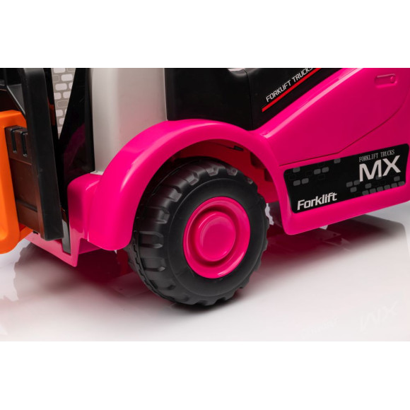 Wózek Widłowy Na Akumulator XMX638 Różowy