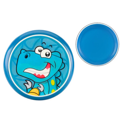 Dysk Latający Frisbee z Dinozaurem Niebieski 20 Cm