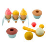 Zestaw Do Piasku Lody Wafelki Babeczki Łyżka 13 El