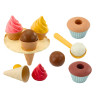 Zestaw Do Piasku Lody Wafelki Babeczki Łyżka 16 El