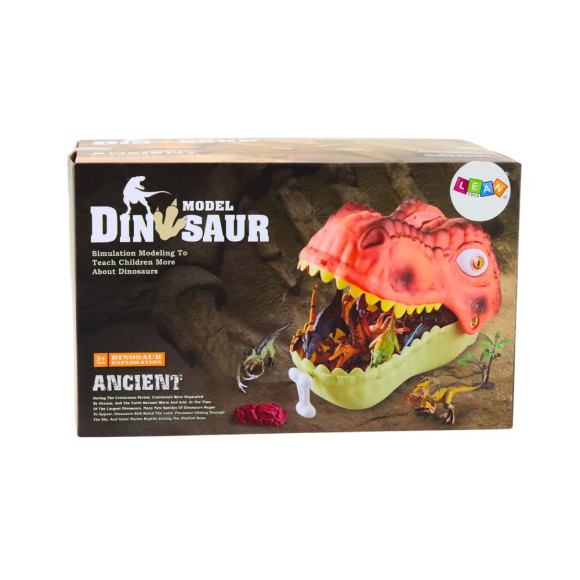 Zestaw Figurek Dinozaurów Duży Dinozaur Zielony 45 El Zestaw Figurek Dinozaurów Duży Dinozaur Zielony 45 El