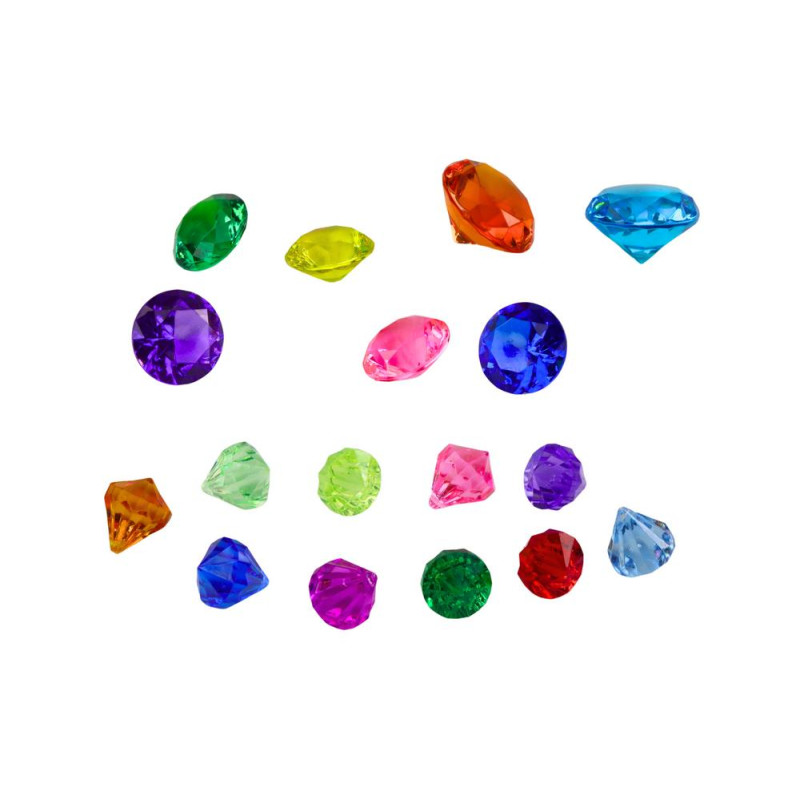 Diamenty W Skrzyni Kuferku Kolorowe 17 Sztuk