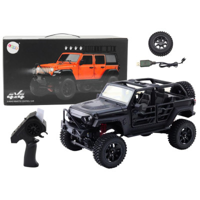 Auto Terenowe Zdalnie Sterowane RC 2.4G Napęd 4x4 Czarny