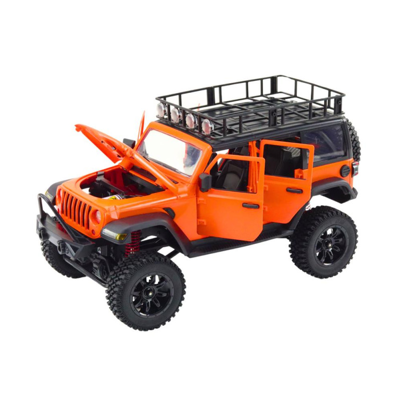 Auto Terenowe Zdalnie Sterowane RC 2.4G Napęd 4x4 Pomarańczowy