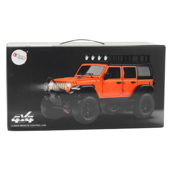 Auto Terenowe Zdalnie Sterowane RC 2.4G Napęd 4x4 Pomarańczowy