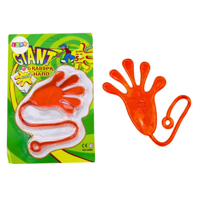 Lepka Rączka Łapka Elastyczna Glut Slime Pomarańczowa