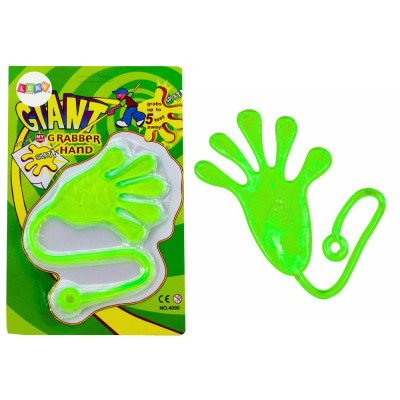 Lepka Rączka Łapka Elastyczna Glut Slime Zielona