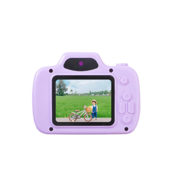 Aparat Dla Dzieci Zdjęcia Nagrywanie Gry Karta Pamięci 64GB Fioletowy Aparat Dla Dzieci Zdjęcia Nagrywanie Gry Karta Pamięci 64GB Fioletowy