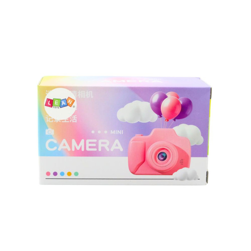 Aparat Dla Dzieci Zdjęcia Nagrywanie Gry Karta Pamięci 64GB Fioletowy