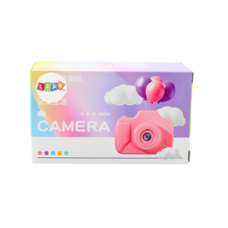 Aparat Dla Dzieci Zdjęcia Nagrywanie Gry Karta Pamięci 64GB Żółty