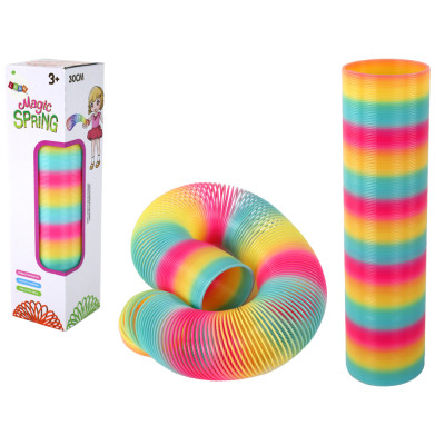 Magiczna Kultowa Sprężyna Kolorowa 30 Cm Zabawka